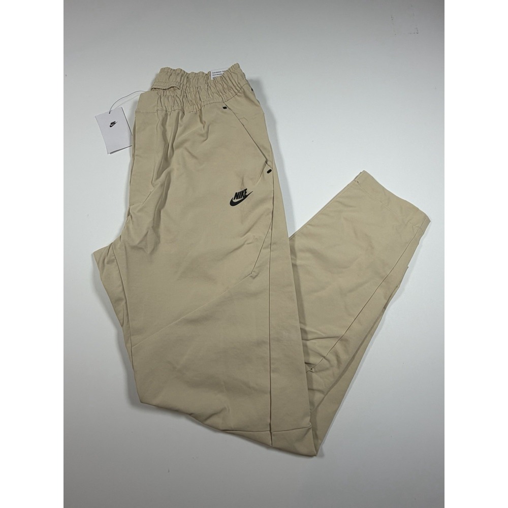 Nike Sportswear Tech Essentials Pants Tapered Mens Large Beige Tan DH4224-126